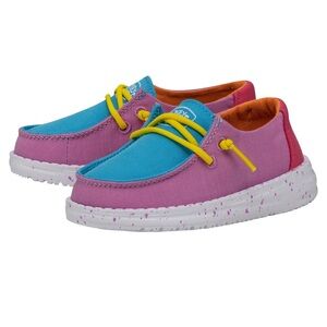 Hey Dude Wendy Toddler Girls Slub Color Block Slip On Shoes | NEW/NWT!! 🩷💜